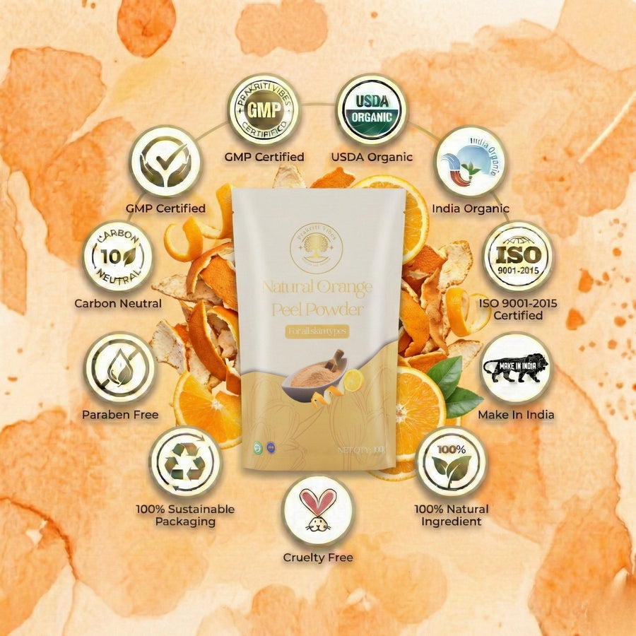 Natural Orange Peel Powder - 100gm