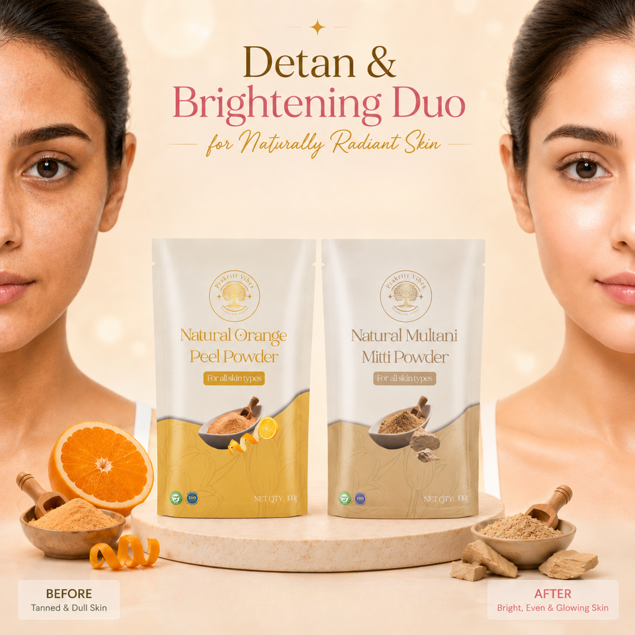 Detan & Brightening Combo