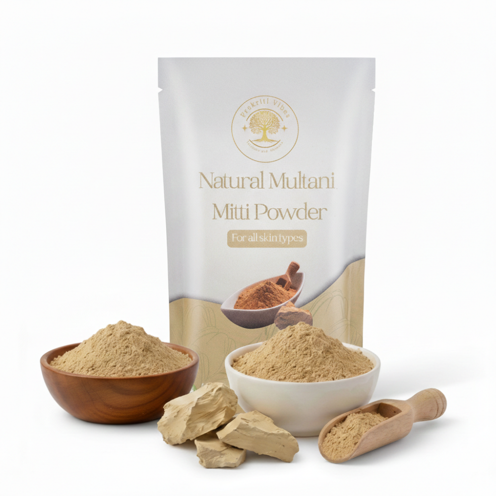 Natural Multani Mitti Powder - 100 gm
