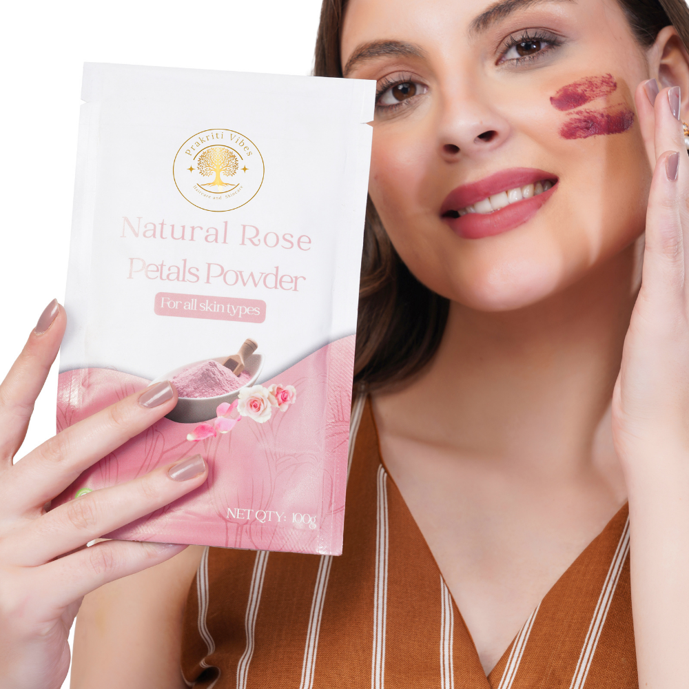Natural Rose Petals Powder - 100gm