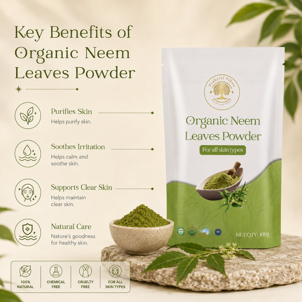 Organic Neem Powder - 100 gm