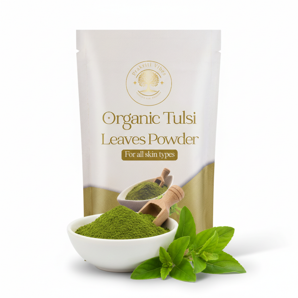 Organic Tulsi Leaves Powder - 100gm