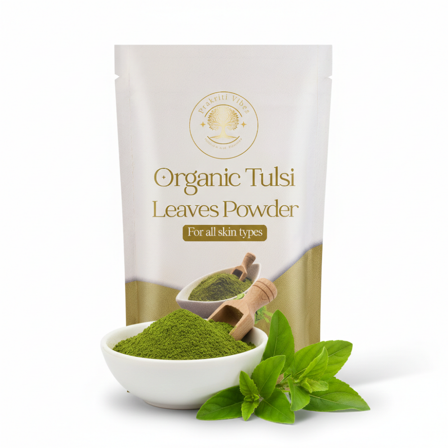 Organic Tulsi Leaves Powder - 100gm