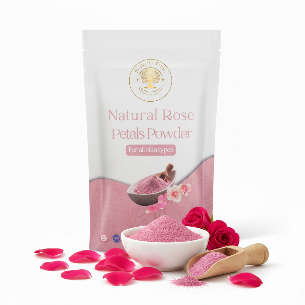 Natural Rose Petals Powder - 100gm