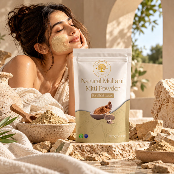 Natural Multani Mitti Powder for Face | Prakriti Vibes