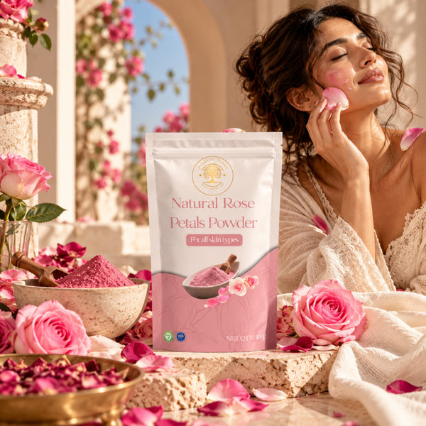 Natural Rose Petals Powder - 100gm
