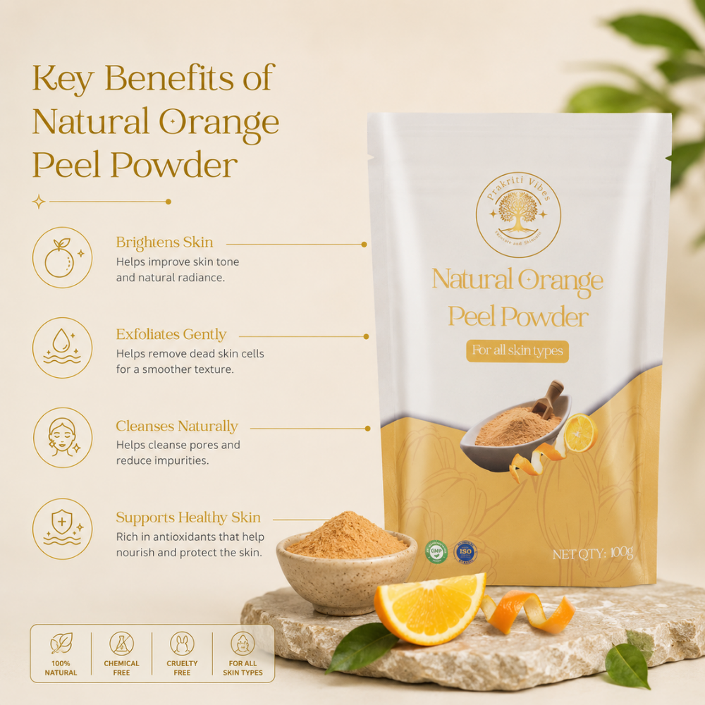 Natural Orange Peel Powder - 100gm