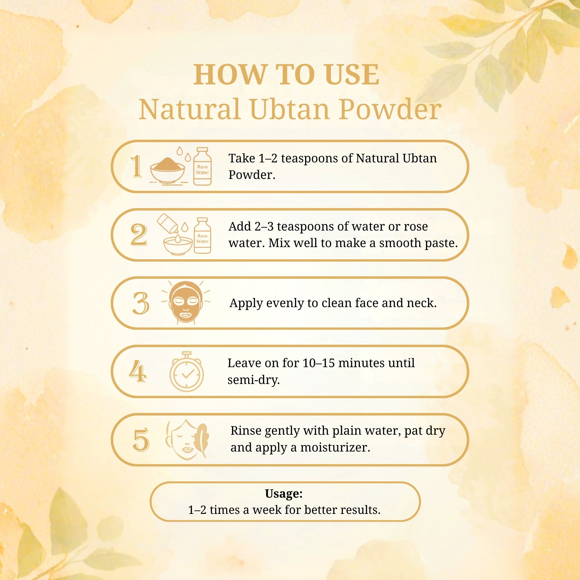 Natural Ubtan Powder - 100gm